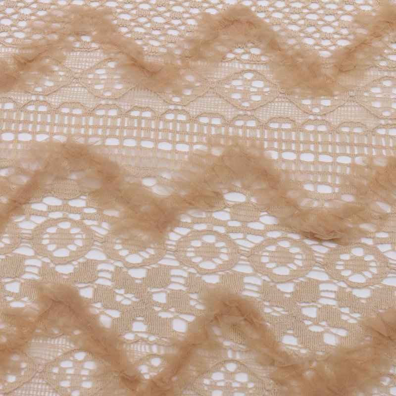 Lace Fabric Dress Stripe Polyester for Women's Wear Wholesale Supplier 20